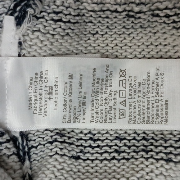 J Crew Relaxed Linen-Blend Beach Sweater - Picture 4 of 5